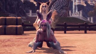 Hentai Bunny Girl Getting Fucked By Futa Fox