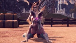 Hentai Bunny Girl Getting Fucked By Futa Fox