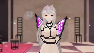 R-18 Arknights Skadi x Butterfly and Insects - Dream of You - Purple Wings Color Edit Smixix