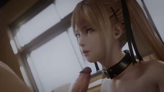Dead or Alive - Marie Rose Giving An Intense Blowjob (Animation with Sound)