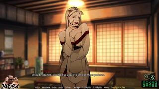Jogo Adulto de Naruto Shinobi - perdendo a virgindade em foda com Kamiko