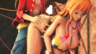 Nami One Piece sexy big ass big tits