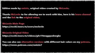 HAKU SUCCUBUS HENTAI SOFA MISSIONARY SEX MMD BLACK HAIR COLOR EDIT SMIXIX