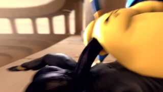 Ankha Rides Huge Cock Until her Ass is Filled with Cum