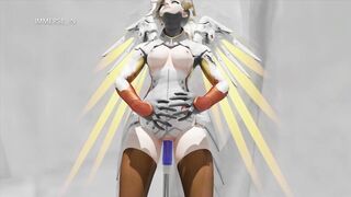 Mercy is Impaled by a Big Vibrating Dildo (Voices & Sound) - Part 5