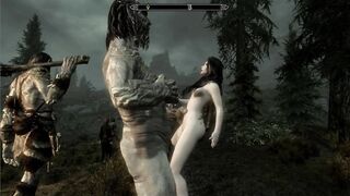 two huge giants  | 3d monster porno, Porno Game