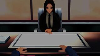 3D animation - Student disciplined the lewd headmistress
