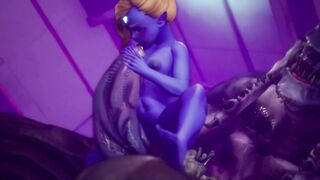 Subverse - Furry monster alien with huge horse cock cumshot in tight ass