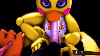 Five nights at Freddy's girl sucks it with passion