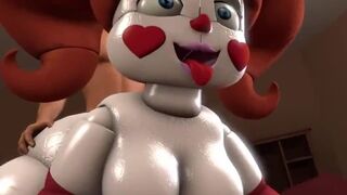 Five nights at Freddy's very sexy ass woman gets fucked by the big hard ass
