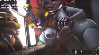 Five nights at Freddy's futanari sex with new character ass woman
