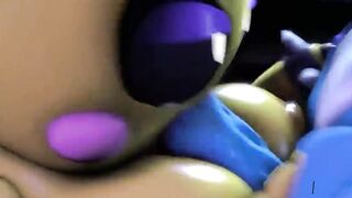 Five nights at Freddy's sex on tits tits loose milk in girl's mouth