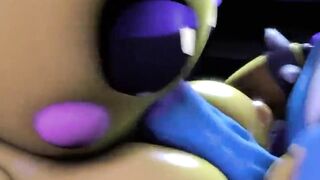 Five nights at Freddy's sex on tits tits loose milk in girl's mouth