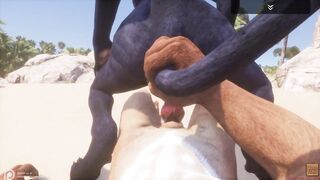 Wild Life / Furry first person Paw Fucking