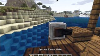 How to build a small pirate ship in Minecraft