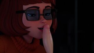 Velma Stumbled On Ghost Cock And Deep Sucked | Scooby Doo
