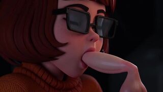 Velma Stumbled On Ghost Cock And Deep Sucked | Scooby Doo