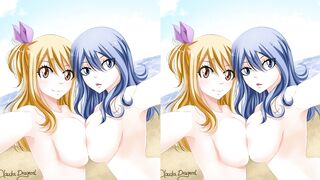 Juvia Lockser Lesbian Hentai Sexy Compilation - Fairy Tail
