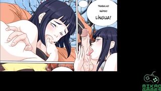Naruto e Hinata primeiro sexo - Manga Hentai