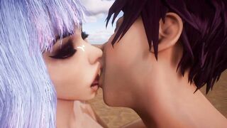 Sex in the game with beautiful graphics in the wild with a sexy woman 2022 18+