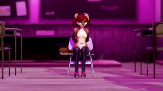 Good Girl Ott Herself in Detention - Second Life Yiff