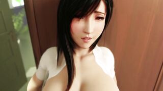 3D Hentai: Tifa Lockhart Creampied Fucked In The Office To Get Job Final Fantasy 7 Remake Uncensored