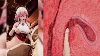 3D Hentai: Yelan Fucked From Behind Getting Anal Creampied Genshin Impact Uncensored Hentai