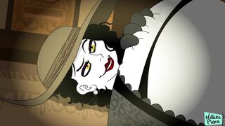 Resident Evil Village: Tall Vampire Maiden Alcina Dimitrescu Parody Animated
