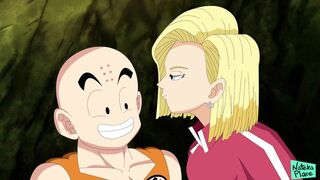 Android 18 and Krillin parody xxx from Dragon Ball Super (Reloaded)