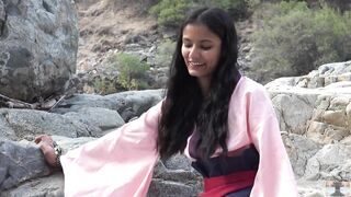 Mulan On Her Knees Blowing Stranger Tourists *Fearless Warrioress*