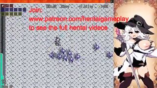 Cute heroines in hentai ryona sex with men in Gsenka hentai act game video