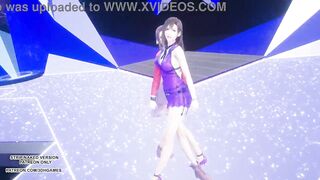 [MMD] TAEYEON - INVU Aerith Tifa Lockhart Hot Kpop Dance Final Fantasy Uncensored Hentai