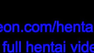 Executive lady has sex with a man in hentai animation video