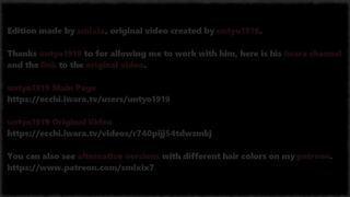 Uruha Rushia HENTAI Double Electric Vibrator Masturbate blonde hair color edit smixix