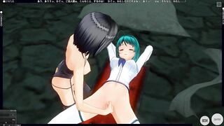 3D HENTAI BDSM YURI The mistress took the schoolgirl to the basement to bring to orgasms (PART 1)