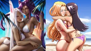 Yoruichi Shihouin Hentai Lesbian Sexy Compilation - Bleach