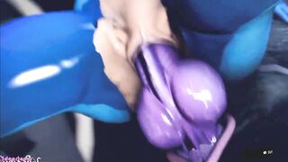 Samus is fucked by huge penis monster and makes her have orgasms