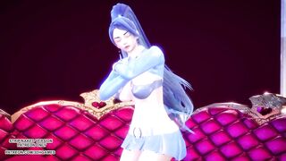 [MMD] SUNMI - Heart Burn Kaisa Sexy Kpop Dance League Of Legends KDA Uncensored Hentai R18