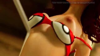 POKEMON TRAINER RIDING A HUGE COCK!!
