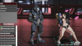 Ophelia Plays 'Pure Onyx' - Animation Gallery - Onyx, Fem Cop & Cop (No Commentary)