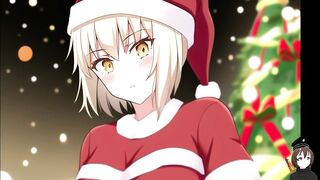 hot blond padoru christmas hentai compilation