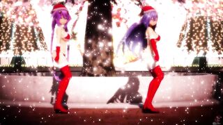 MMD R18 Iris Heart x Purple Hear Christmas Chocolate Cream