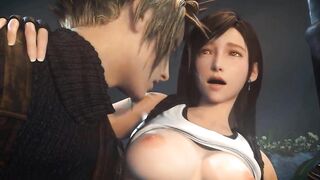3D Compilation Tifa Lockhart Aerith Threesome Fuck Final Fantasy 7 Tifa Uncensored Hentai