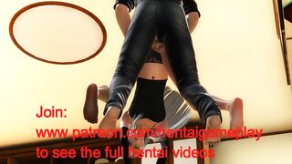 Yorha 2b nier a cosplay having sex with a man in a hot hentai animation video