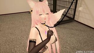 VR EGIRL TRAPPED IN CAGE AND LEASHED AS A SUCCUBUS! POV JOI