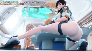 Tracer (Overwatch) - 3d hentai, anime, 3d porn comics, sex animation, rule 34, 60 fps, 120 fps