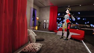 Naughty Dva dance in VR