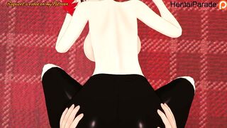 Rubbing Dick on Tomo Aizawa's Ass Tomo-chan Hentai Uncensored