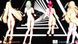 MMD R18 Ghost Dance Nude Compilation