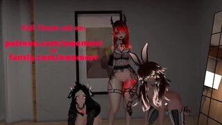 Mistress Lyla fucks her new playthings for you - Futa Female Male threesome - Preview